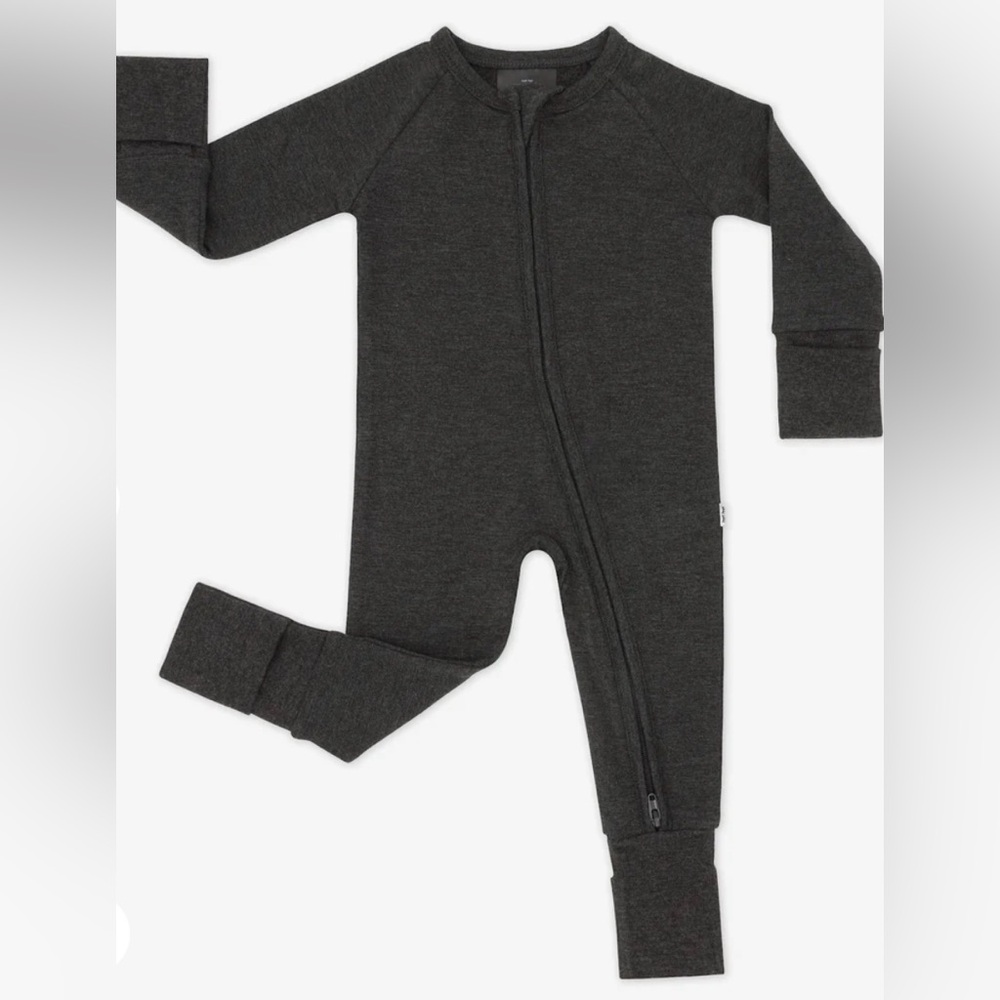 Little Sleepies Cozy Zippy 6-12 months Heather Gray